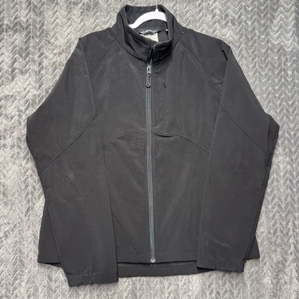 Black Diamond Softshell Jacket XL Black Excellent Full Zip Chest Pocket (2139)